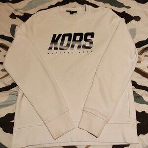 Pull blanc col rond Michael Kors Homme Taille M Très bon état